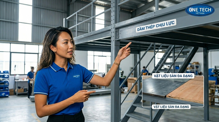 Báo giá kệ sàn mezzanine Khánh Hòa theo khảo sát thực tế