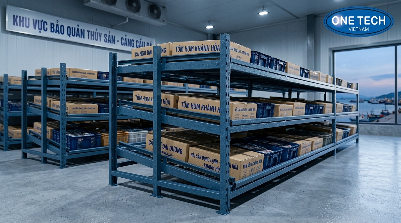 Kệ chịu ăn mòn muối biển phù hợp kho lạnh và kho ven biển Khánh Hòa
