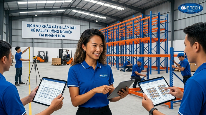 Quy trình khảo sát thiết kế và lắp đặt kệ pallet Khánh Hòa Quy trình khảo sát thiết kế và lắp đặt kệ pallet Khánh Hòa