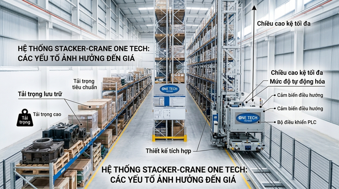 Báo giá Stacker-Crane Khánh Hòa Báo giá Stacker-Crane Khánh Hòa phụ thuộc vào tải trọng, chiều cao và mức tự động hóa