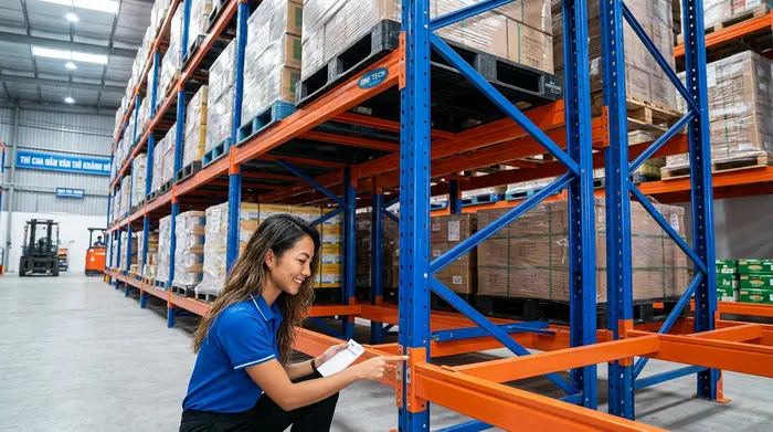Bảo trì kệ Push Back Khánh Hòa Bảo trì kệ Push Back kho tải trọng nặng tại Khánh Hòa