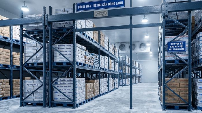 Kệ chịu tải nặng cho kho lạnh tại Khánh Hòa
