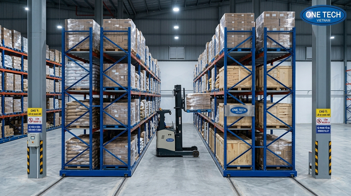 Kệ di động tải trọng nặng cho pallet Kệ di động tải trọng nặng cho pallet tại Khánh Hòa