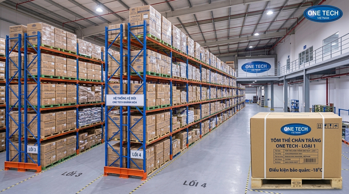 Kệ pallet Double Deep trong kho công nghiệp tại Khánh Hòa