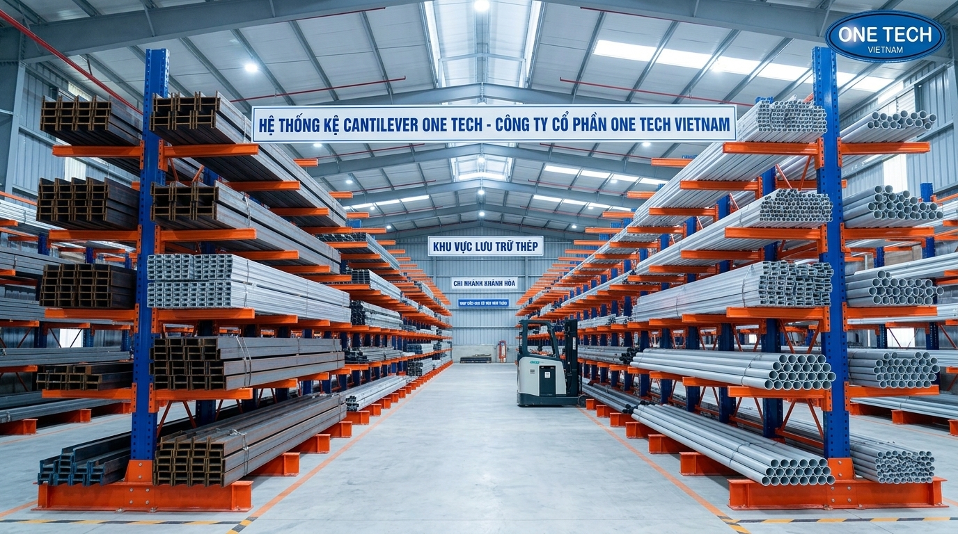 Kệ tay đỡ công nghiệp cantilever racks tại Khánh Hòa