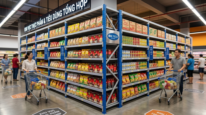 Tối ưu hóa không gian và tăng doanh thu nhờ hệ thống kệ Selective Tối ưu hóa không gian và tăng doanh thu nhờ hệ thống kệ Selective