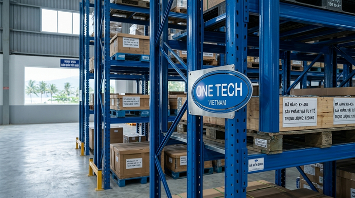 Sơn phủ chống ăn mòn cho kệ VNA ven biển Lớp sơn chống ăn mòn cho Kệ Narrow Aisle Khánh Hòa trong môi trường ven biển