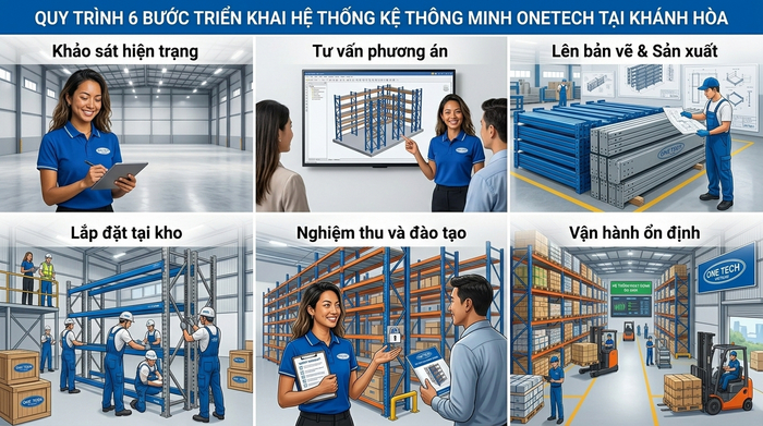 Báo giá kệ kho thông minh Khánh Hòa theo bản vẽ và tải trọng