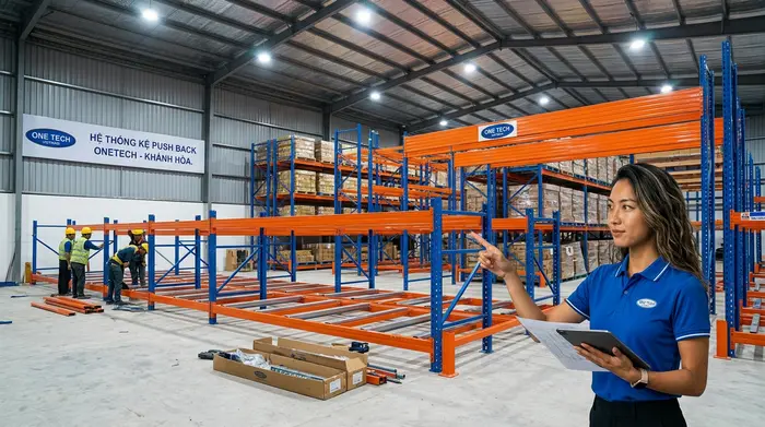 Quy trình lắp đặt kệ Push Back Khánh Hòa Quy trình lắp đặt kệ Push Back Khánh Hòa từ khảo sát đến nghiệm thu