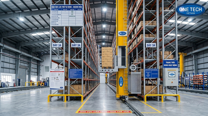 Stacker-Crane Khánh Hòa cho kho tự động ASRS Stacker-Crane Khánh Hòa trong hệ thống kho tự động ASRS