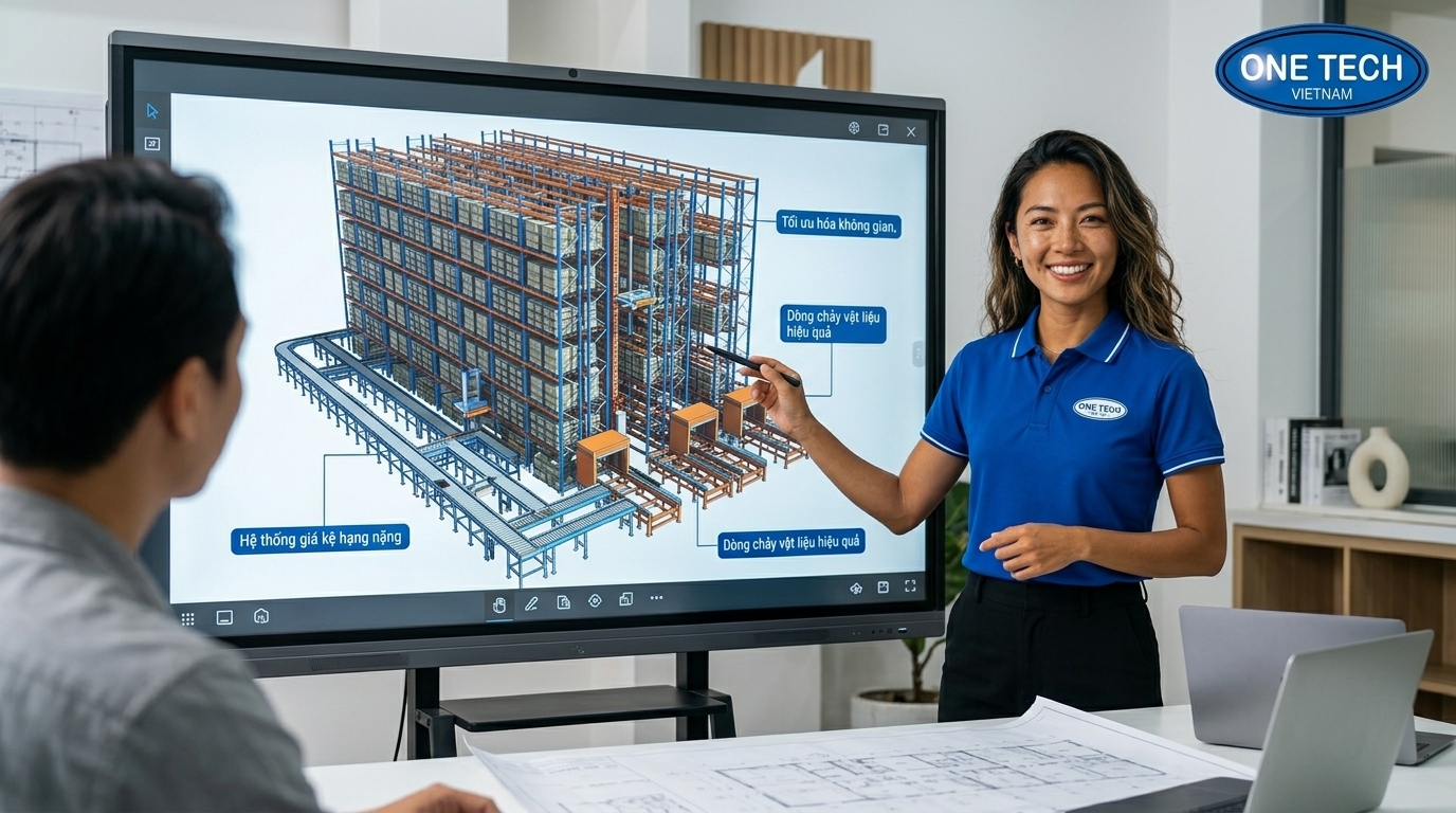 Tư vấn thiết kế kệ kho ASRS Khánh Hòa bởi Kệ kho hàng Khánh Hòa trực thuộc OneTech