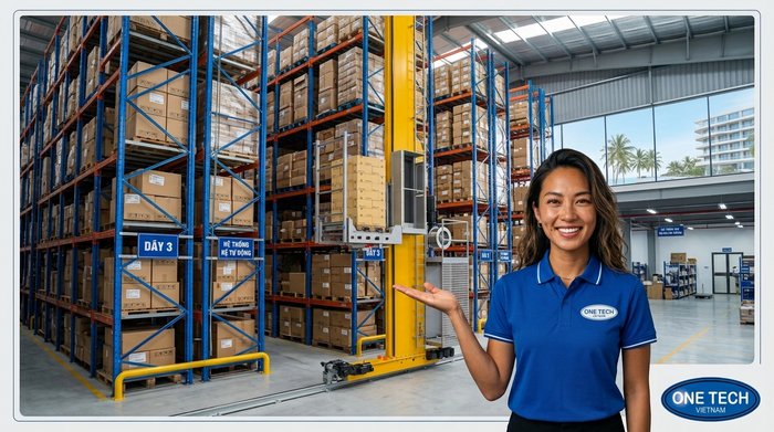 Tư vấn Stacker-Crane Khánh Hòa OneTech Group Tư vấn Stacker-Crane Khánh Hòa bởi Kệ kho hàng Khánh Hòa thuộc OneTech Group