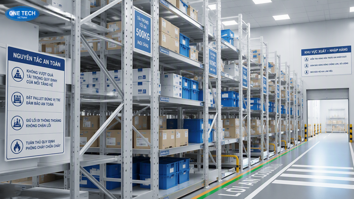 An toàn khi sử dụng kệ kho dược phẩm An toàn vận hành kệ kho dược phẩm trong kho y tế