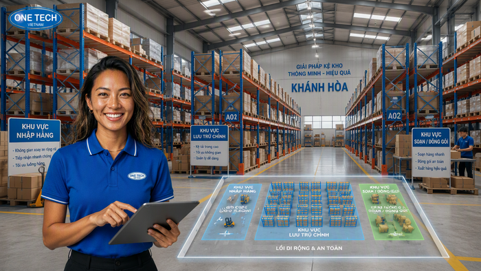 Bản vẽ bố trí kệ kho hàng tối ưu diện tích tại Khánh Hòa
