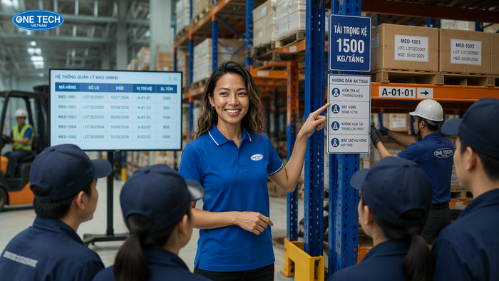 Đào tạo quy trình vận hành kệ kho dược phẩm Đào tạo vận hành kệ kho dược phẩm an toàn sau lắp đặt