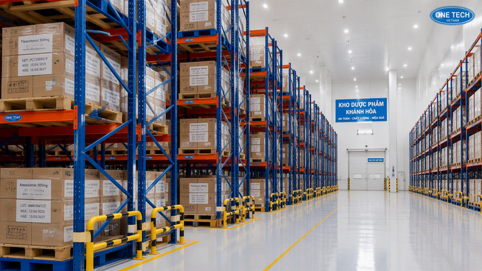 Kệ Selective lưu trữ pallet dược phẩm Kệ Selective cho kho pallet dược phẩm tại Khánh Hòa