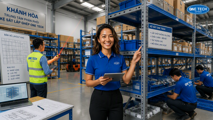 Quy trình triển khai kệ xếp chồng Khánh Hòa Quy trình khảo sát thiết kế sản xuất và lắp đặt kệ xếp chồng Khánh Hòa