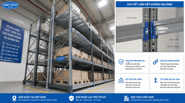 Tiêu chí kỹ thuật kệ kho logistics Khánh Hòa Thông số kỹ thuật cần kiểm tra khi chọn kệ kho logistics Khánh Hòa