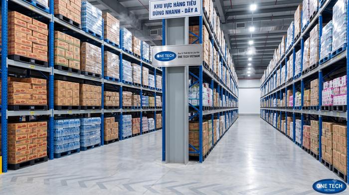 Kệ kho FMCG Khánh Hòa cho doanh nghiệp phân phối Kệ kho FMCG Khánh Hòa cho kho hàng tiêu dùng nhanh