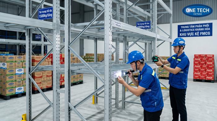 Quy trình lắp đặt kệ kho FMCG Khánh Hòa an toàn Lắp đặt và nghiệm thu kệ kho FMCG Khánh Hòa